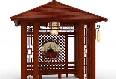 四角凉亭木纹铝合金葡萄架庭院八角凉亭六角亭
