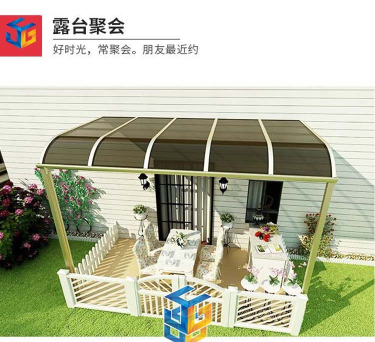 雨棚效果图