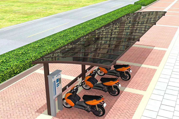 外观大气的小区充电桩铝合金